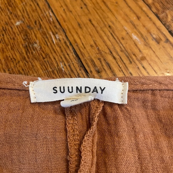Suunday Gauze Dolman Top in Meerkat, XS - Picture 3 of 6